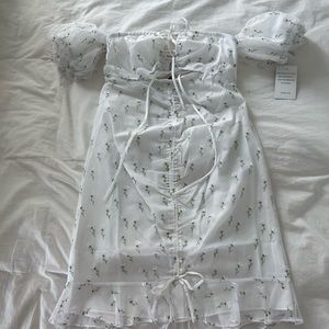 White Mini For Love & Lemons Dress